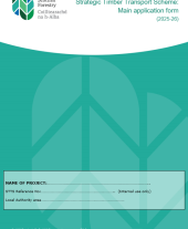 Strategic Timber Transport Scheme - Application Form 2025-26